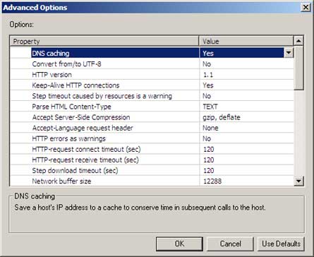 Internet Protocol: Preverences - Options