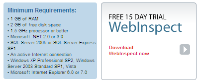 WebInspect free download
