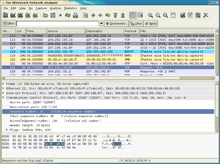 Wireshark - a free packet sniffer