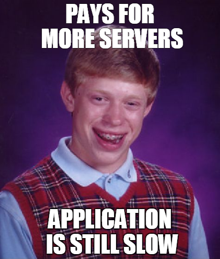 Bad luck Brian the Project Manager meme