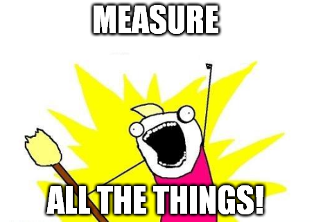 Measure all the things meme